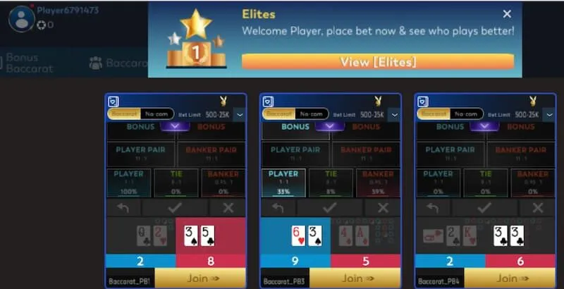 Luật chơi Baccarat 69VN người đặt cược cần nhớ